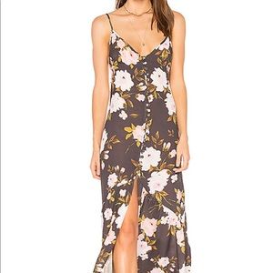 Flynn Skye Unbutton Me Fresh Maxi in Stone Rose